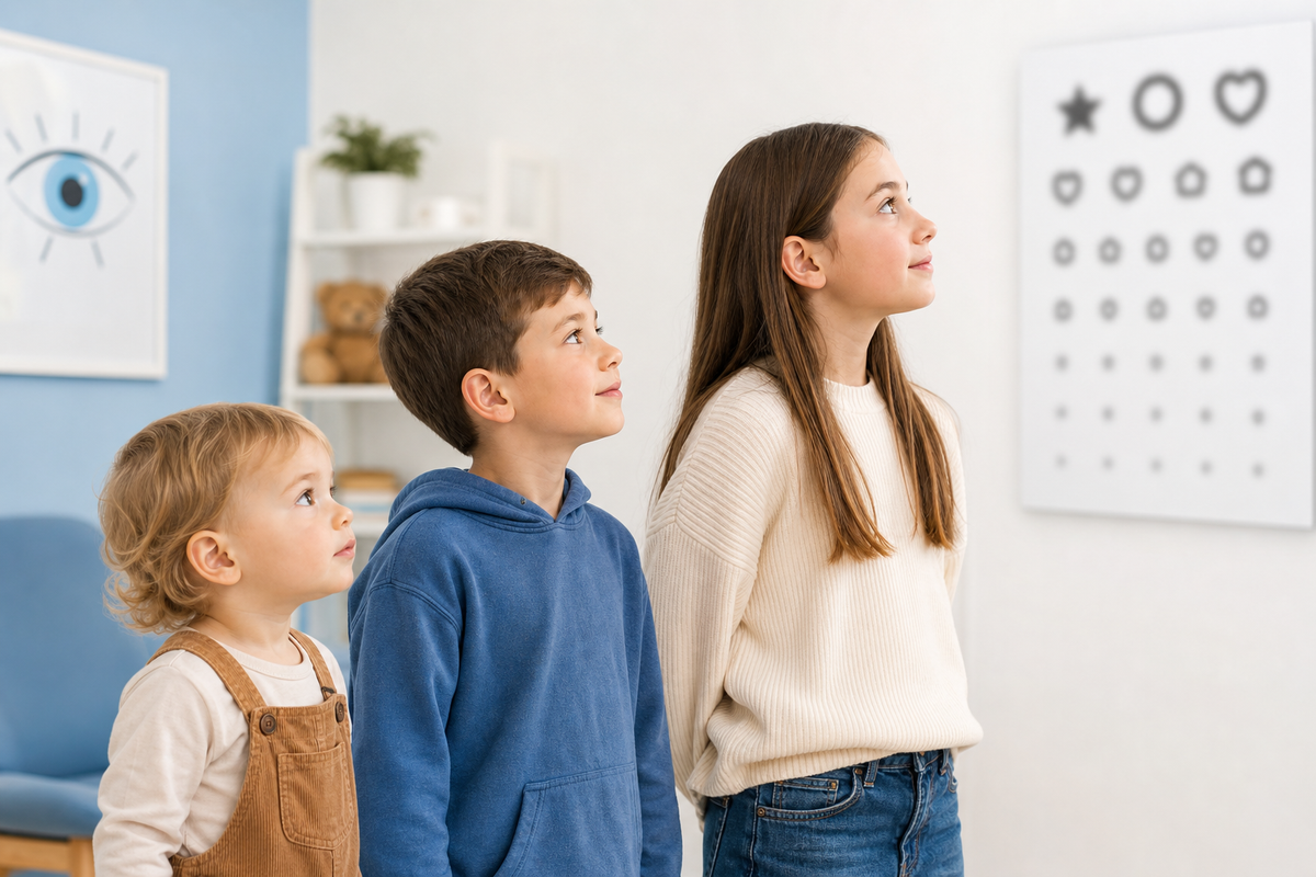 How a child’s eyes and vision change as they grow