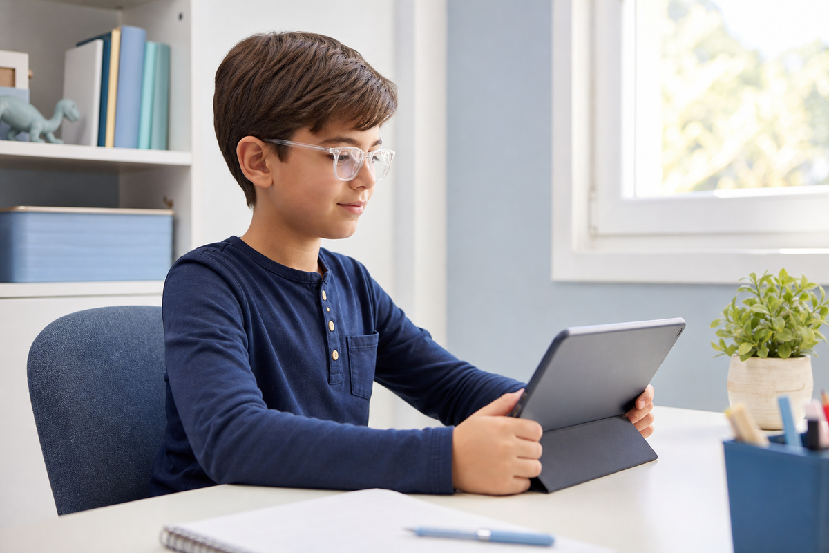 Screens and children’s eyes: eye strain, blue light and myopia