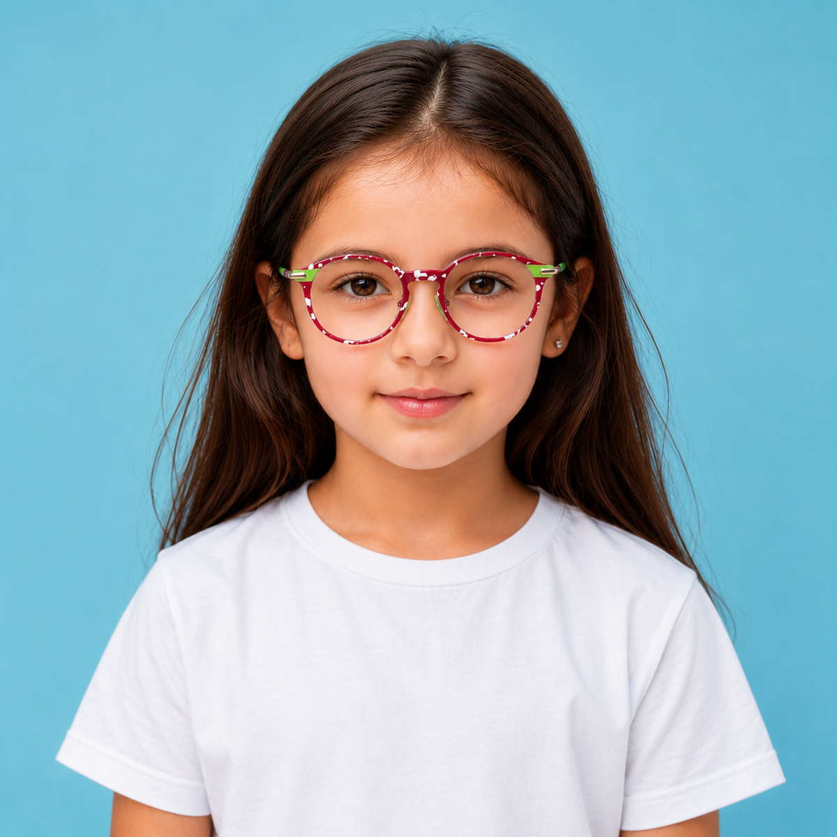 MINI MILANO children’s optical frame 1430 C4 - Red / White / Green / Gold