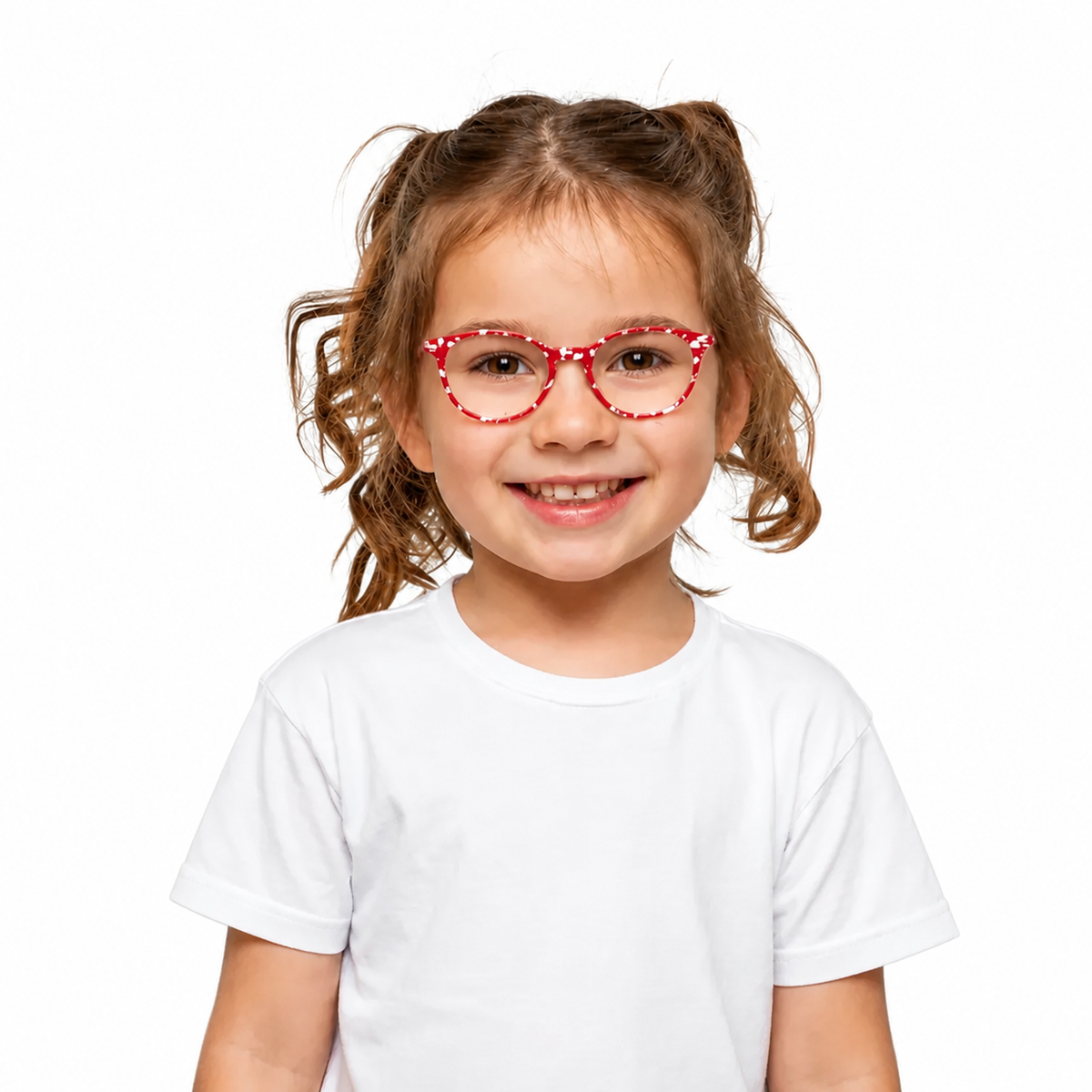 MINI MILANO children’s optical frame 1095 C3 - Red / White / Orange
